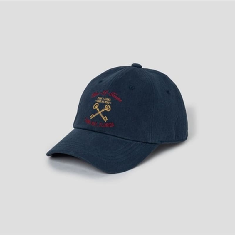 SAND SOUND (UNISEX) Key Embroidered Cap Navy (MS538BG05R)