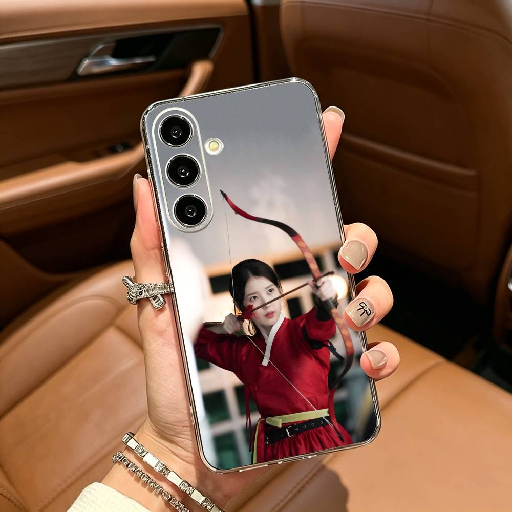 Hit drama-P-Perfect-C- Crown Clear Soft Silicone Phone Case for Samsung Galaxy A71, A70, A52, A51, A40, A30
