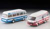 Tomica Limited Vintage Scale Toyota Coaster High Roof Air Conditioner Truck Finished Model 1/64 LV-184a (Restaurant Bonjour) -