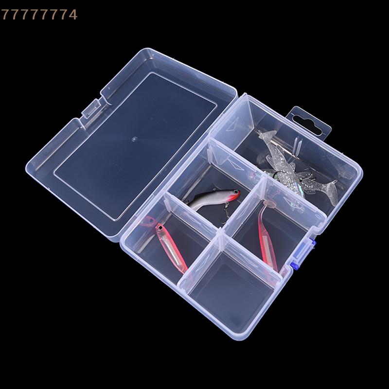 1pc Big 6 Compartments Fishing Lure Tackle Hook Bait Storage Box Container Case