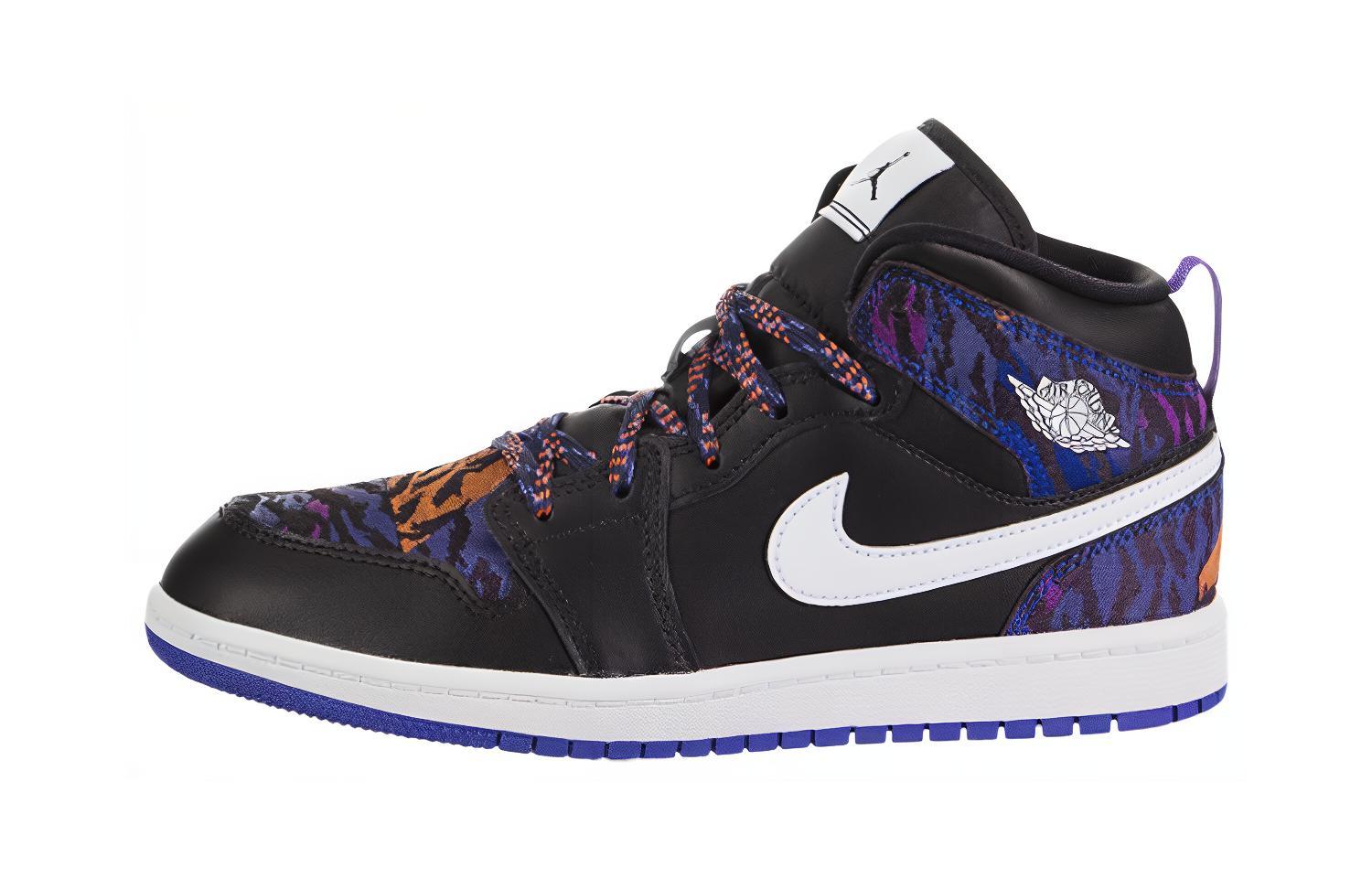 Air Jordan 1 Mid SE PS  Tiger Stripe  28