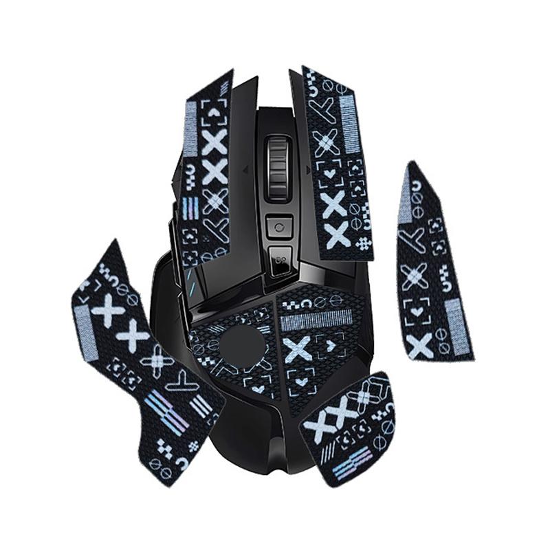 Mouse Grip Tejp Skate Sticker Halkfri Sug Sweat Mus Anti-Slip Sticker För Logitech G502 Hero
