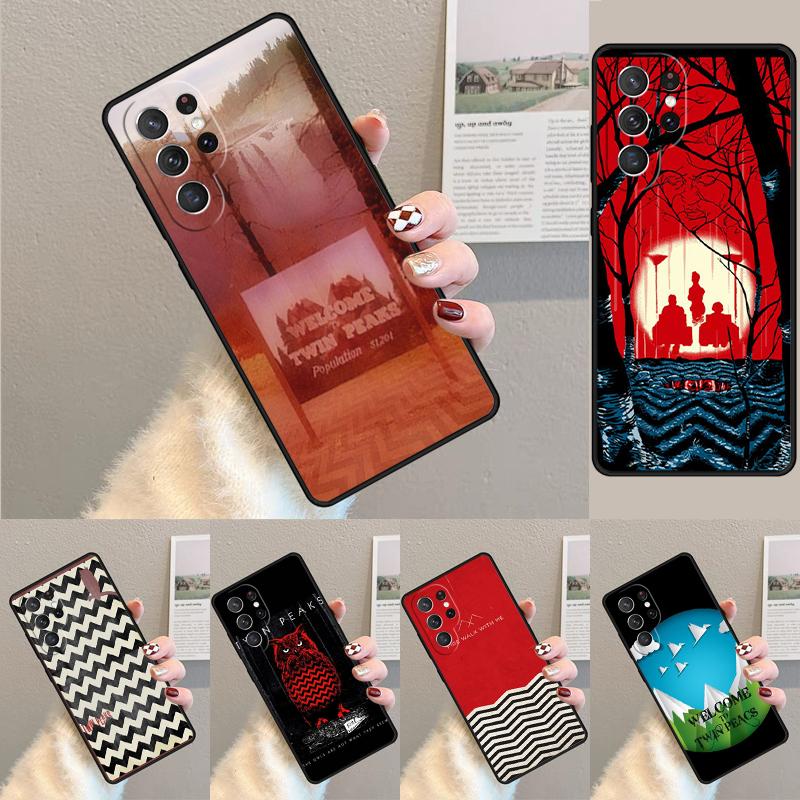 Welcome To Twin Peaks soft TPU Phone Case For Samsung Galaxy note 10 pro S26 S25 S24 S23 S22 Ultra Plus S21 FE S20 Cover