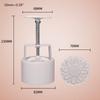 Mooncake Barrel Mold with 6pcs Flower Stamps Hand Press Moon Cake Pastry Mould DIY Bakeware Mid-autumn Festival