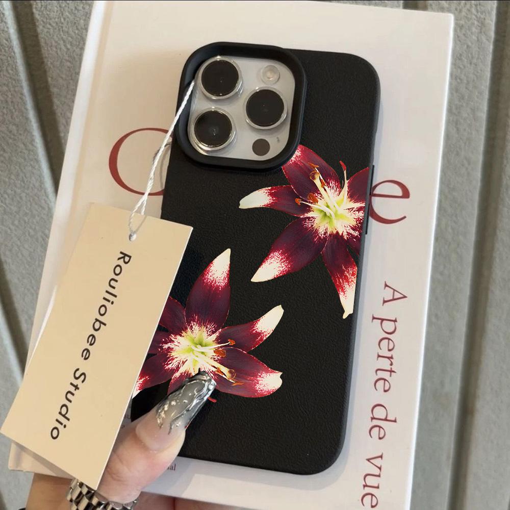 

Gorgeous Luxury Flowers Lichee leather pattern Phone Case For Redmi A5 A3 A1 14C 13 12 12C 10 9 9A 9T 9C 8 K60 Ultra Cover Redmi K60 Ultra