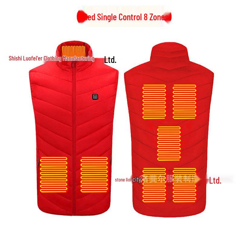 Men's USB Electric Heated Vest for Autumn and Winter