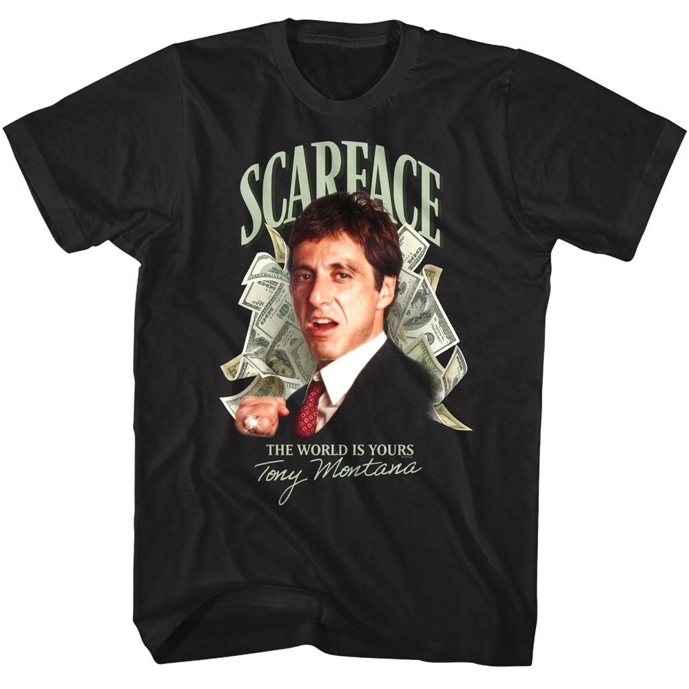 Scarface Makin it Rain Money Men T Shirt XXL