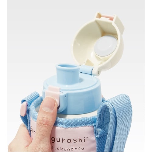 Skater Water Bottle 400ml Stainless Steel Sumikkogurashi for Children with Cover KSTCH4-A