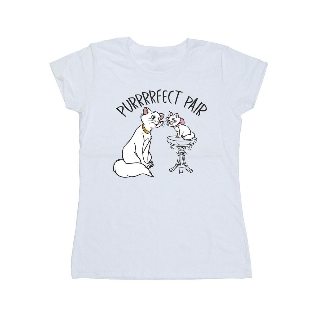 Disney Womens/Ladies The Aristocats Purrfect Pair Cotton T-Shirt
