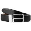 Belt - LEONARDO VERRELLI - Reversible - Genuine Leather - 100 Cm - Black/Brown