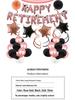 16-inch 'HAPPY RETIREMENT' Foil Balloon Set - Perfect for Cross-border Retirement Celebrations