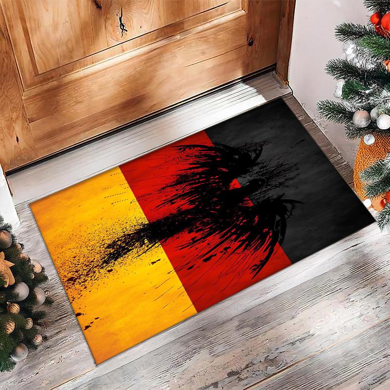 Germany national football team Printed Flannel Area Rug Non Slip Soft Polyester Floor Carpet Indoor Decor Mat for Bedroom Living Room Sofa