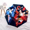 1PC Sonic Vs Shadow - Custom Name Automatic Folding Umbrella - Compact 8-Rib Design, Durable Plastic & Iron, Daily Use S0106011