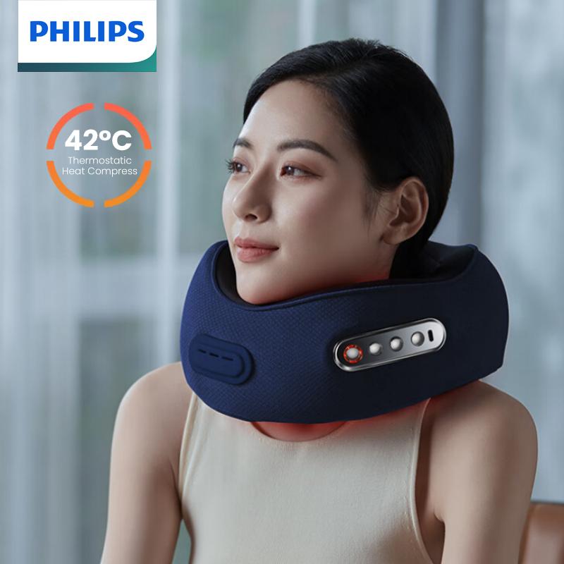 Philips Neck Massager PPM5111N 3D Human-like Heat Massage Precise Pressure for Extreme Relief