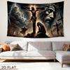2026 Religious Cross Print Wall Tapestry Faithful Christian Art Tapestry For Spiritual Home Decor And Worship Spaces