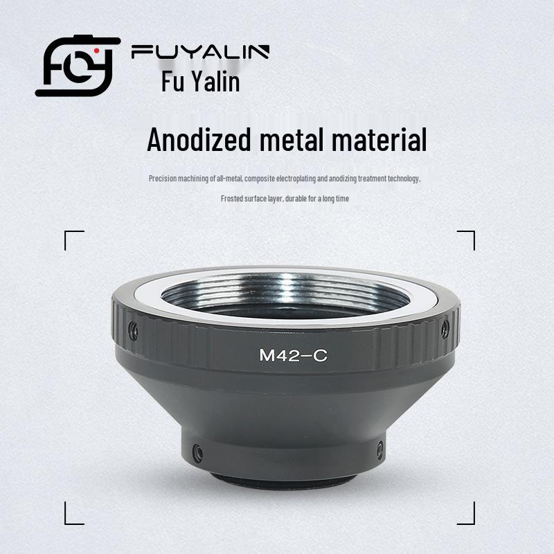 M42 To C-Mount Adapter for East German Helios 44-2 and Other M42 Lenses