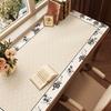 Leather Desk Mat Vintage Waterproof Desk Pad Non-Slip Cut To Size Writing Table Mat for Elegant Office & Gaming Setup