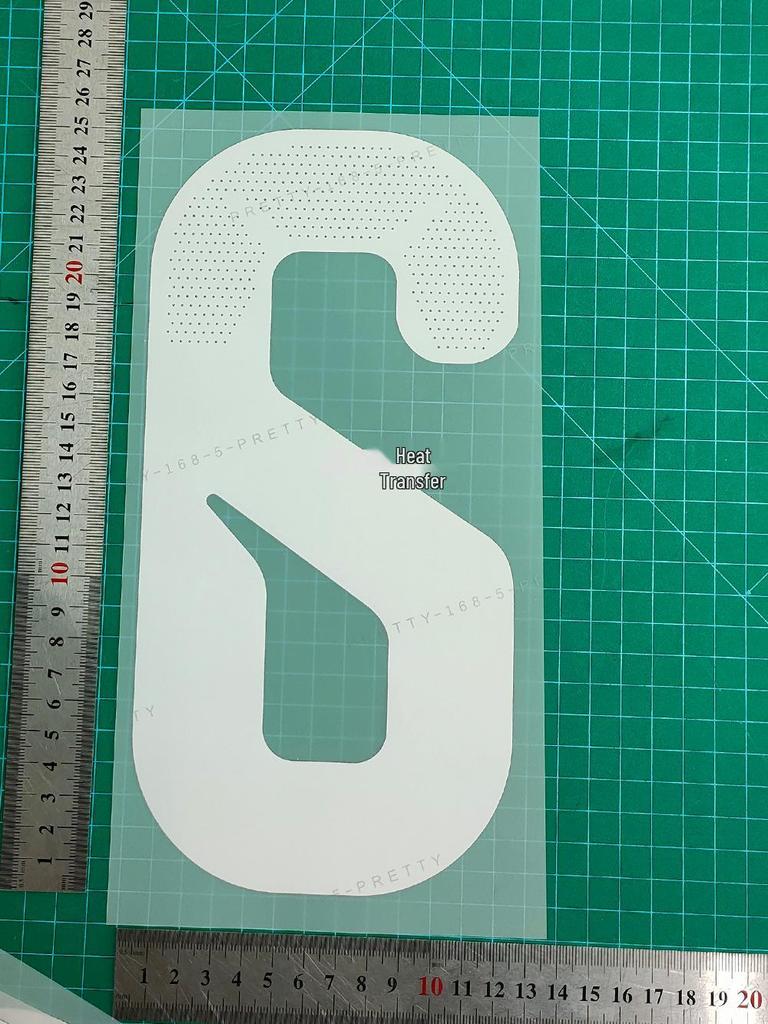 2026AD Adult White Home Game Jersey Heat Press Number Stickers