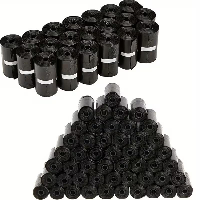 Dog Waste Bags Refill Rolls, Leak-Proof Pet Poop Bags for Dogs and Cats, Portable Disposable Pet Cleaning Bags with Roll Design