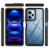 Clear Phone Case for Xiaomi Redmi Note 12 Pro 5G/Note 12 Pro Speed 5G/Poco X5 Pro 5G,PC+TPU Protective Cover with PET Film