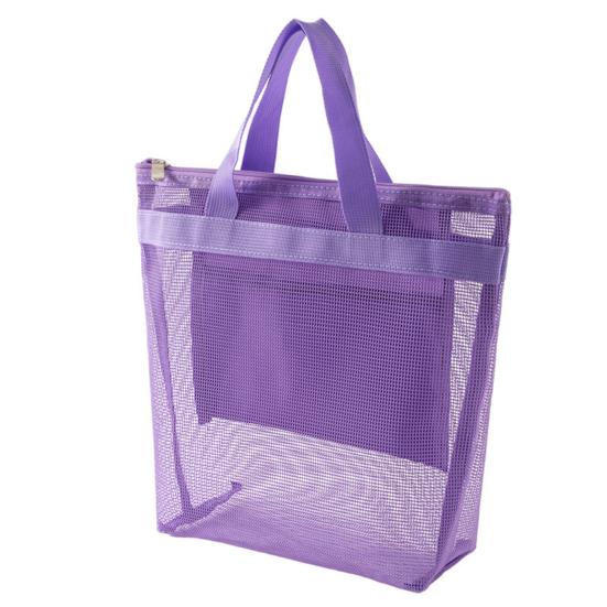 Item Storage Reusable Convenient Transparent Visible Toys Cosmetic Mesh Storage Bag Organizer Pouch Travel Storage Bag