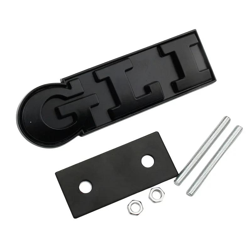 BSJ1 For VOLKSWAGEN VW GTI Metal Car Front Grille Emblem Badge for Volkswagen GLI Letters Amarok Beetle JETTA Lupo Arteon TIGUAN TOUA in2