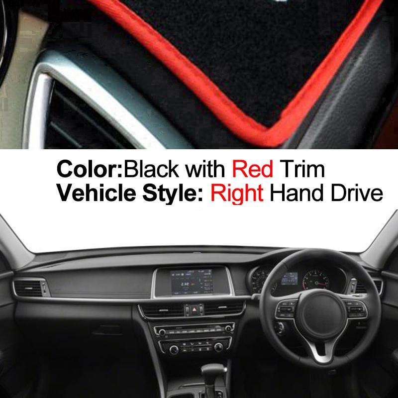 Car Inner Dashboard Cover For KIA Optima K5 JF 2016 - 2020  Auto Dash Mat Carpet Cape Anti-sun Sun shade Dashmat 2017 2018 2019