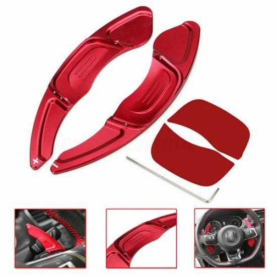 2x Steering Wheel Shift Paddle Blade Shifter Extension For VW Golf MK7 TSI GTI R