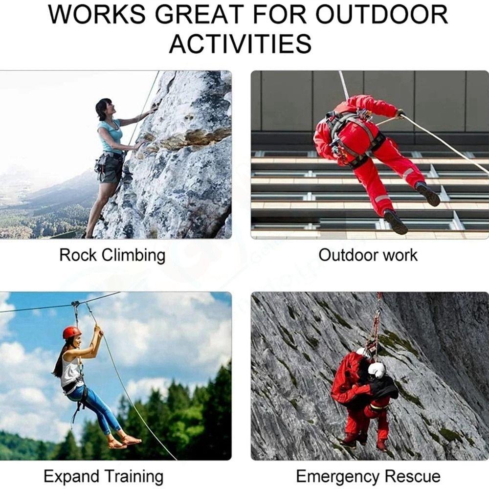 Thickened 12mm Safety Life Rope Static Static Rock Rope Equipment Survival Rope Car Rescue