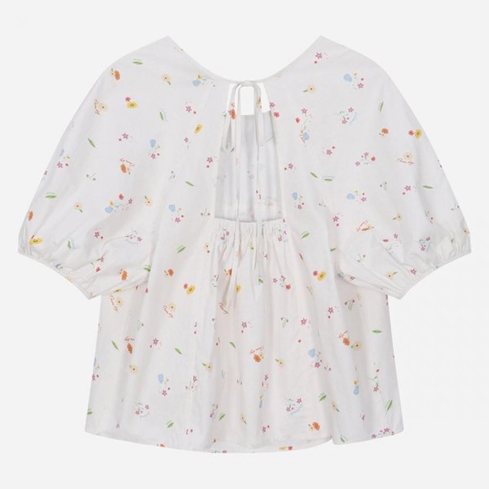 ThurSday ISland Women S blouSon Pattern Back Neck Hole blouSe T264mbl261w
