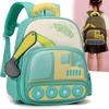 Excavator Children Cartoon Backpack With Breathable Nylon For Kids School Travel