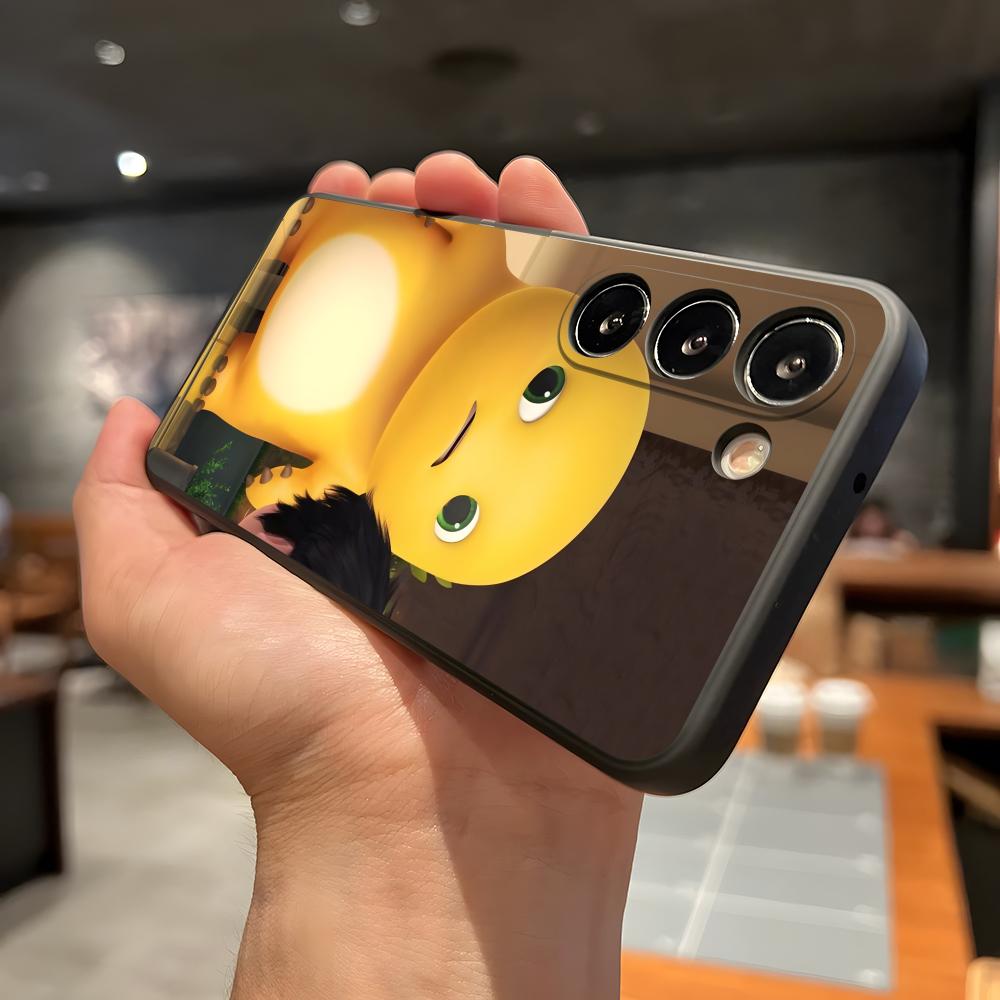 C-Cute N-Nailong Phone Case For Samsung A56 A36 A26 A16 A15 A25 A35 A55 A14 A34 A24 A54 Black Soft Shell