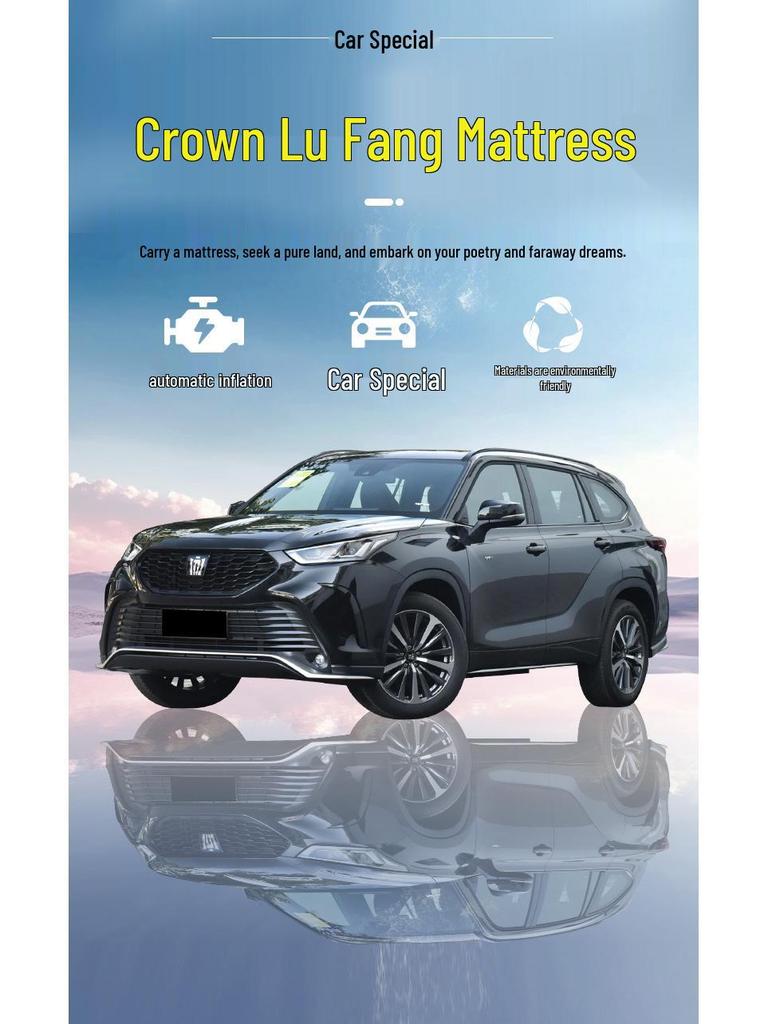 Colchão Inflável para Carro Toyota Crown - Colchão de Ar para Banco Traseiro para Dormir