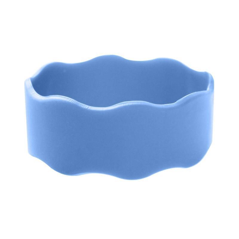 1Pcs Flexible Anti-Slip Cup Grip Wrap Water Bottle Decor Strap Personalized Name Custom Silicone Tumbler Sleeve Band For Party