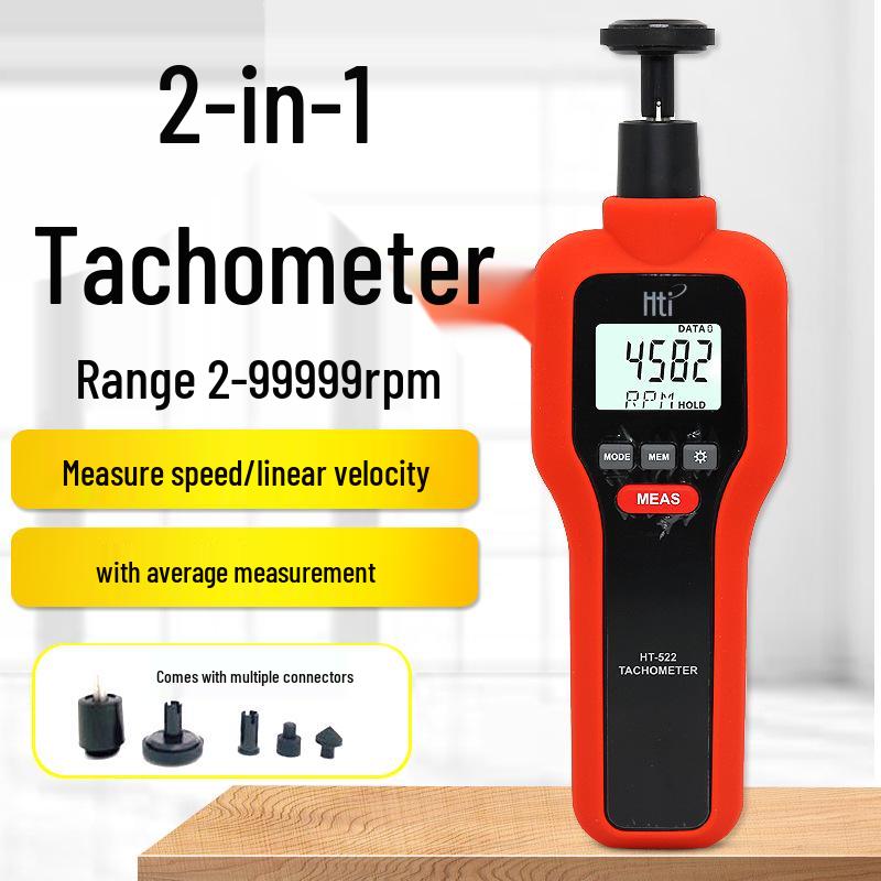 Xinsite HTIHT522 High-Precision Contact & Photoelectric Tachometer
