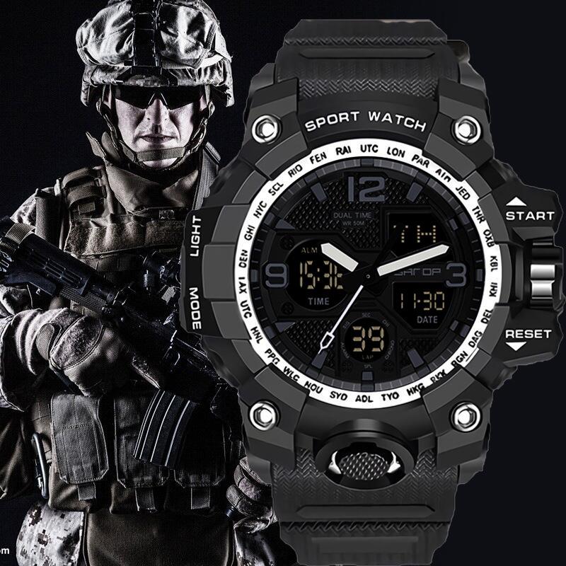High School Watches Men'S Junior High School Students Youth Trend Sports Style Electronic Watches Men'S Watches
