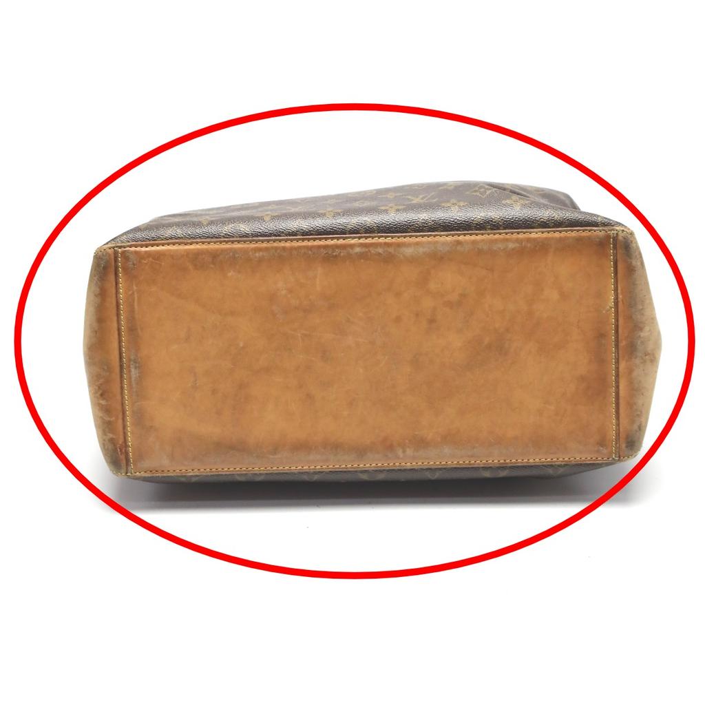 LOUIS VUITTON Monogram Cabas Mezzo Tote Bag Monogram canvas Brown Women M51151 Used