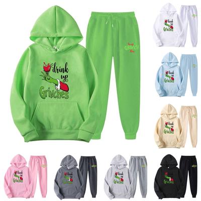 Dámska športová tepláková súprava s kapucňou Unisex dvojdielne bežecké oblečenie Pulóver s dlhým rukávom Mikina + tepláky Súprava