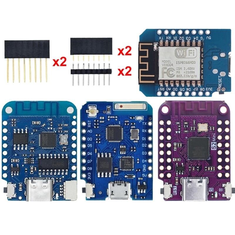 WeMos D1 Mini Pro V3.0 NodeMcu 4MB/16MB octeți Lua Internet of Things Placă de dezvoltare bazată pe ESP8266 CH340G Nodemcu V2