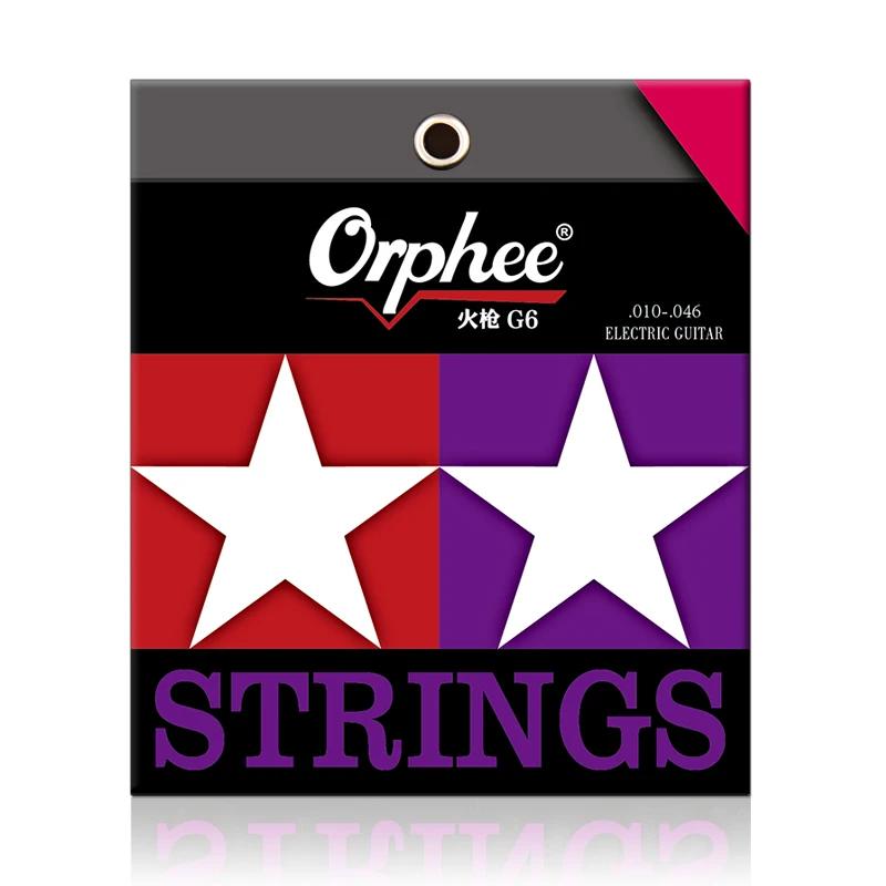

Orphee Electric Guitar Strings Fire Lock Series Nano Coating Hexagonal Core 100% Nickel Electric Guitar Strings Accessories
