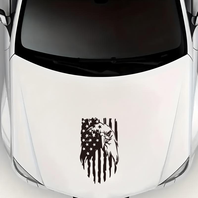 Eagle sauce one-eyed flag creative&funny stickers for cartoon fans&lover,high quality for car trucks motorcycles &laptops