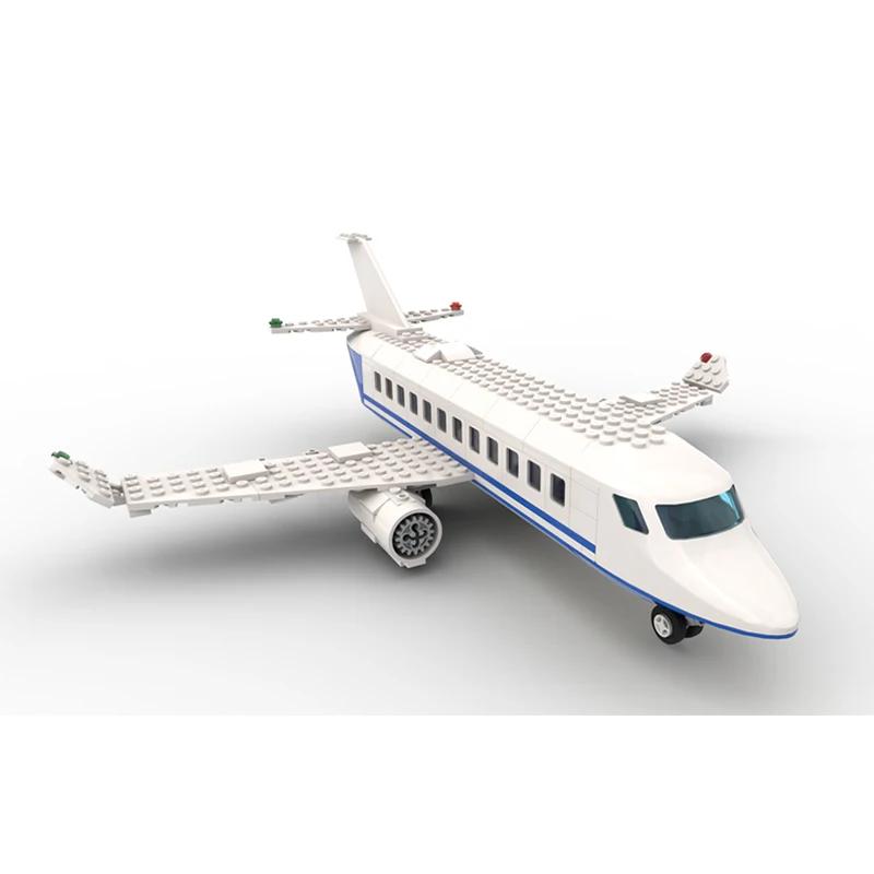 248 Teile MOC Passagierflugzeug Bausteine Weihnachtsgeschenk Kreatives Lern- und Bausatz zur Förderung von Konzentration und Geduld