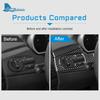 Carbon Fiber Style Headlight Switch Button Frame Sticker for BMW Z4 E85 E86 2003-2008 Interior Trim