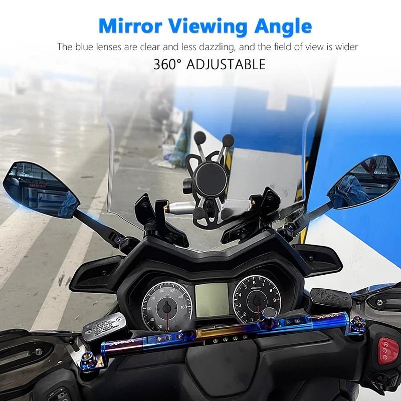 Motorcycle Accessories Side Mirrors Forward Moving Bracket Kit Rearview Mirror For YAMAHA XMAX 300 XMAX300 X-MAX 300 2023