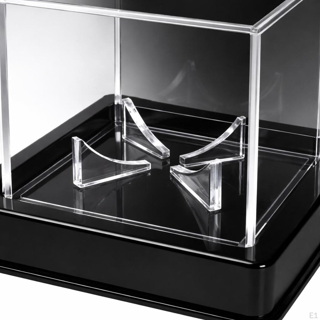 2x Acrylic Baseball Box Organization Protector Gift Clear Holder