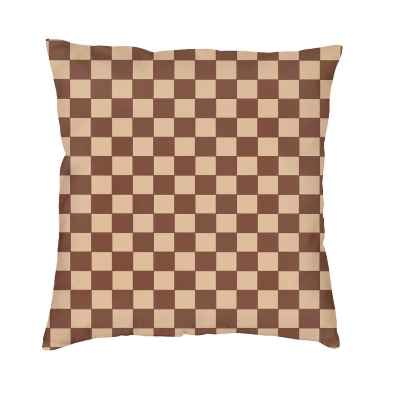 Chess Pillow Case xcm for Sofa Chessboard Game Luxury Cushion Cover Soft Pillowcase
