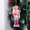 Pink Dessert-Style Nutcracker Ornament Set