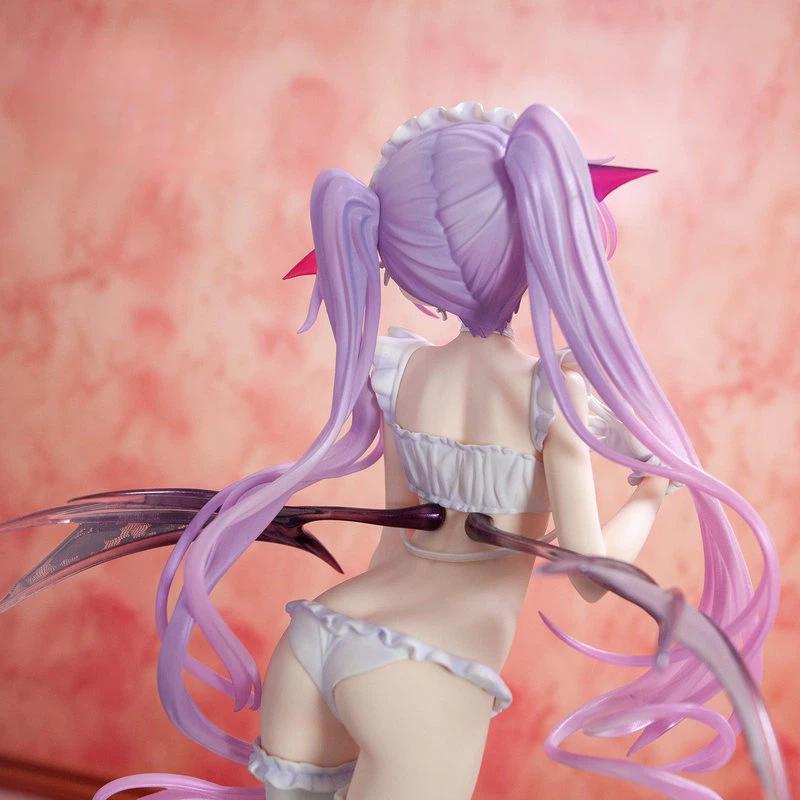 Up Studio Anime Figure Eve 1/6 Scale Pink Purple Twin Tails Succubus White Stockings Chain Model For Anime Fans