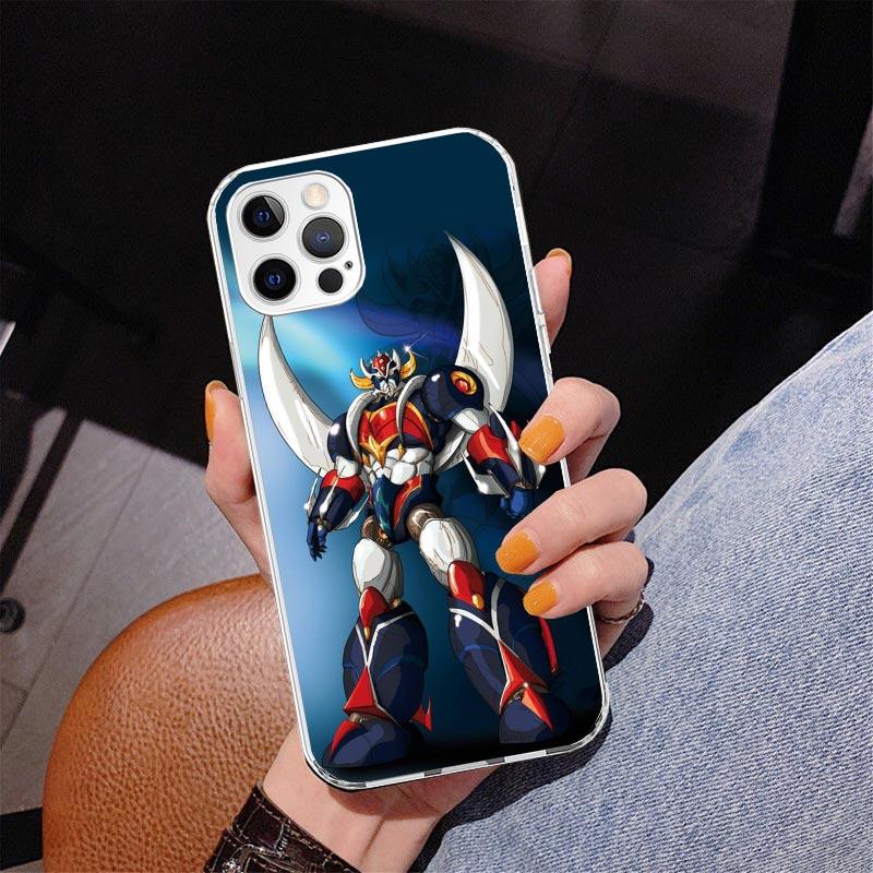 Manga Mazinger Z Anime Phone Case For iPhone 17 Air 16 Pro Max 16E 15 + 14 Plus 11 12 13 Mini 7 8 SE Gift Print Cover Fundas 17