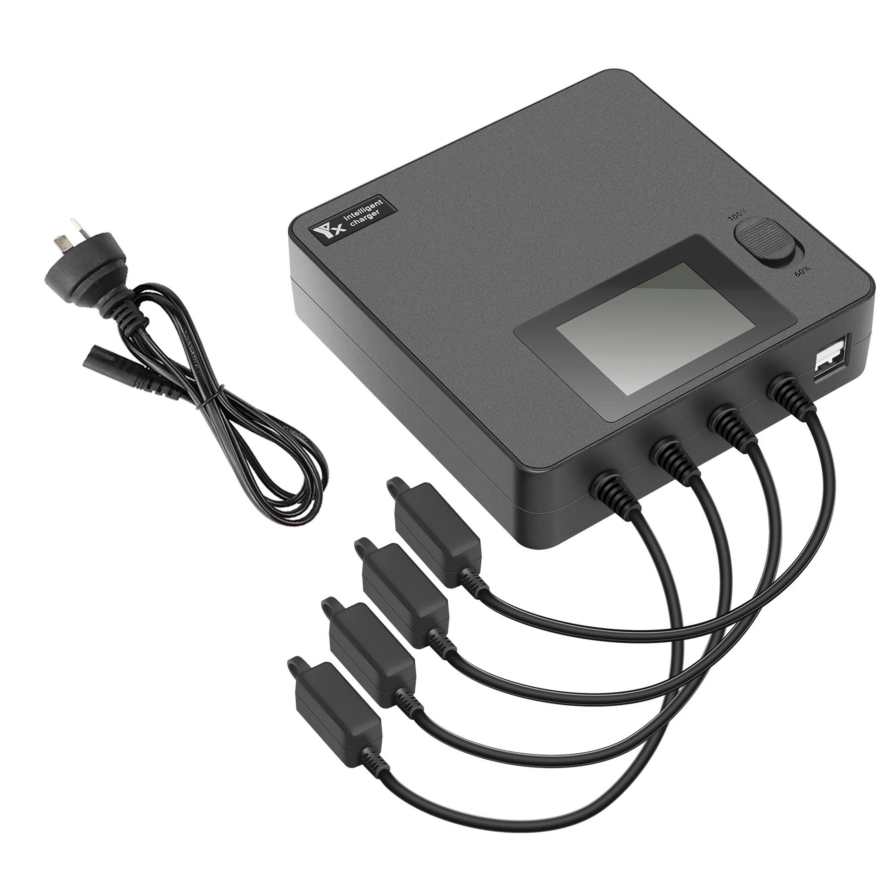 

Зарядний хаб 6в1 для DJI Avata 2 Цифровий дисплей Швидка зарядка акумулятора Мультизарядка для аксесуарів дрона DJI Avata 2